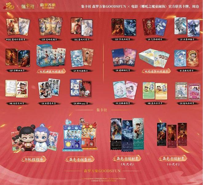 藏卡牌销售破亿！杰森娱乐集团出品CQ9电子平台首发：《哪吒2》收